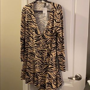 Mini Dress animal print Size M